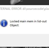 locked main mem in list-out object